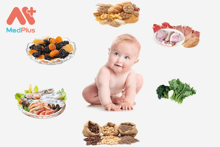 Thực phẩm bổ sung sắt cho trẻ