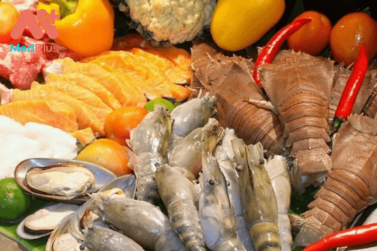 Một số loại hải sản có tính hàn cao