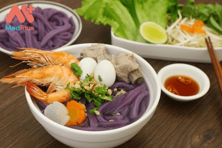 Bánh canh khoai lang tím