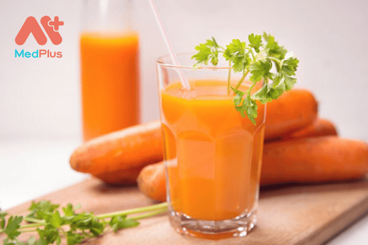 Nước ép cà rốt giúp đàn ông phát triển khỏe mạnh