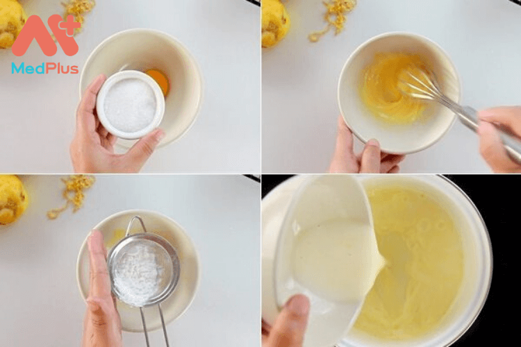 Cách làm sữa tươi trứng muối