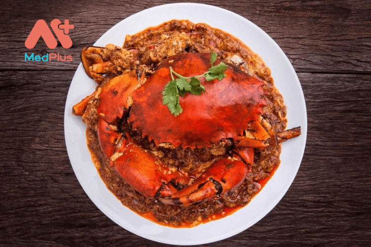 Cua sốt ớt kiểu Singapore quốc bảo ẩm thực