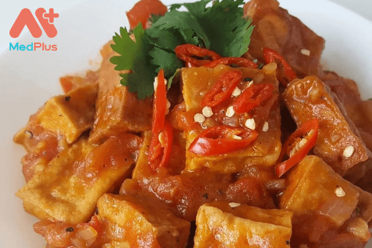 Đậu hũ sốt cà chua