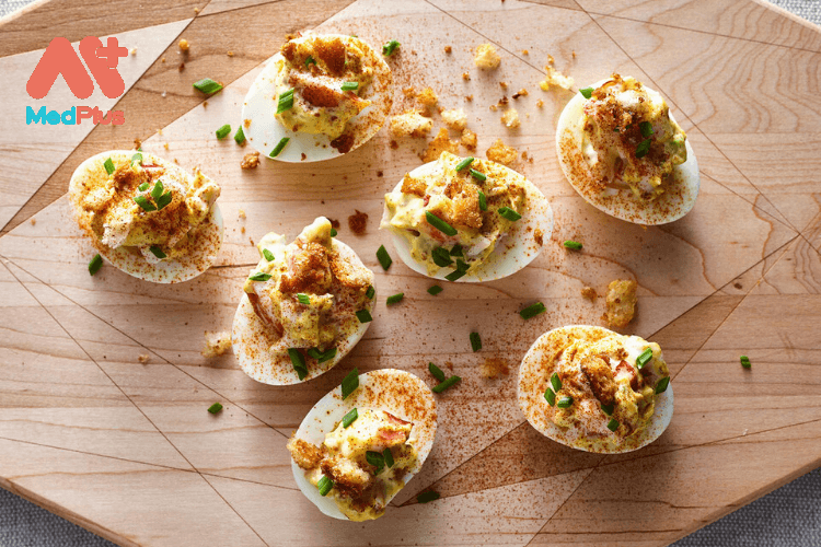 Deviled eggs thịt bò