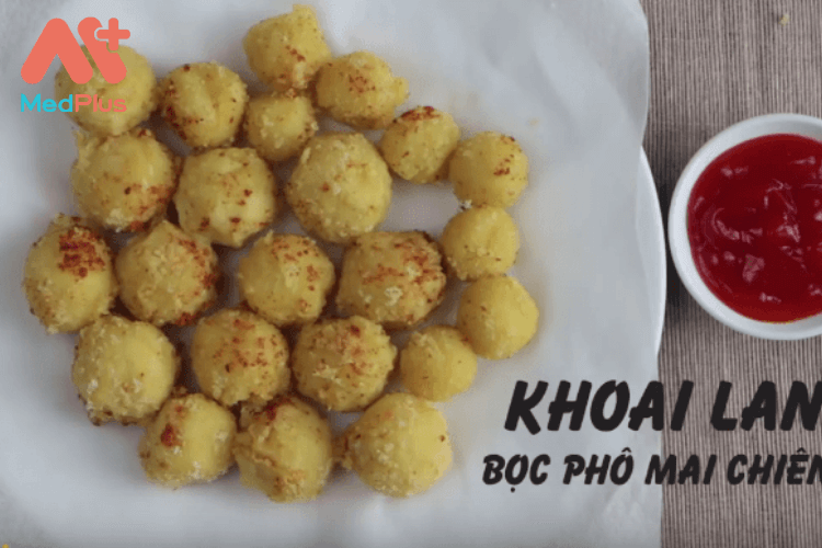 Khoai lang bọc phô mai chiên xù