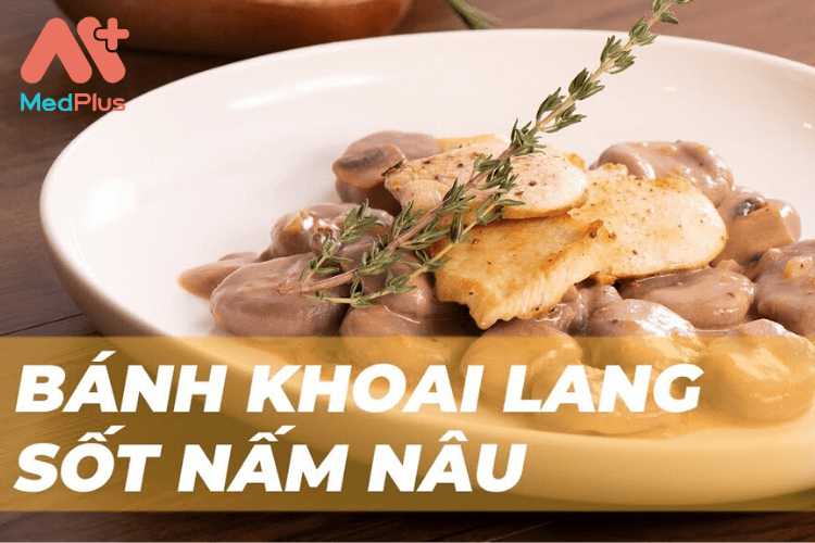 Khoai lang sốt nâu