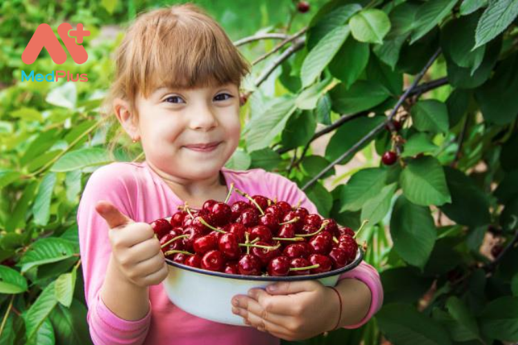 Lợi ích của trái cherry cho trẻ