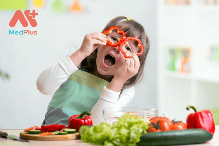 Ớt chuông cung cấp nhiều vitamin cho trẻ