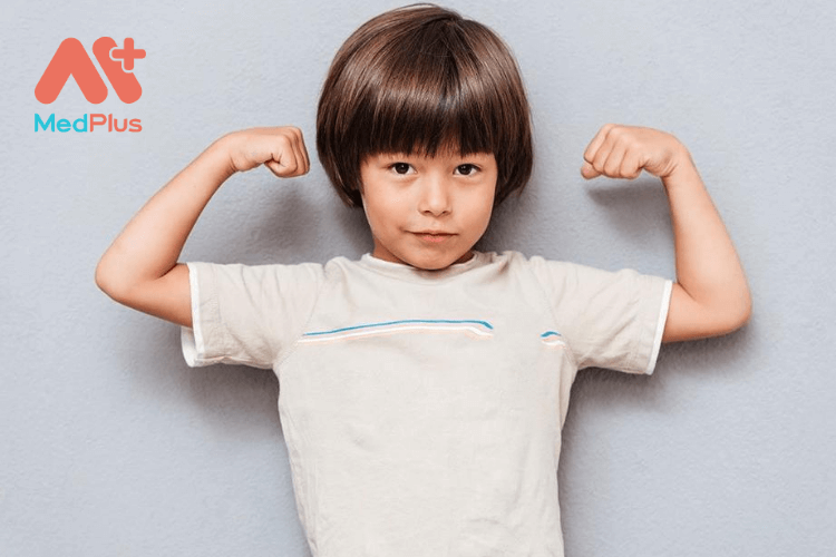 Protein giúp trẻ phát triển cơ bắp