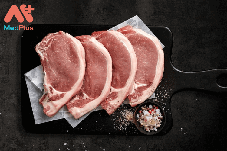 thịt heo là loại thịt giàu axit pantothenic (vitamin B5)