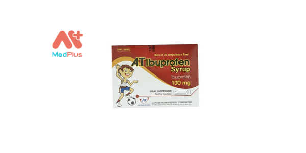 Thuốc A.T Ibuprofen Syrup trị sốt ở trẻ em