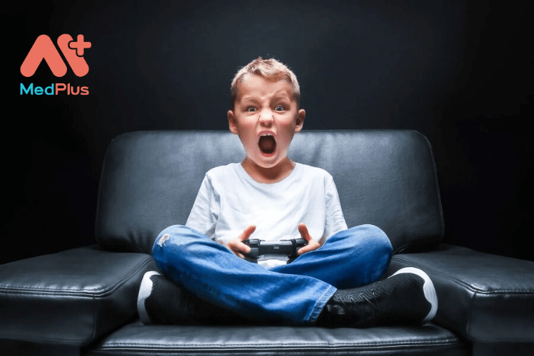 Trẻ dễ bị kích động khi chơi game