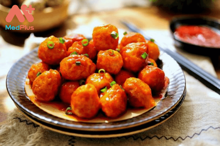 Trứng cút sốt cà chua