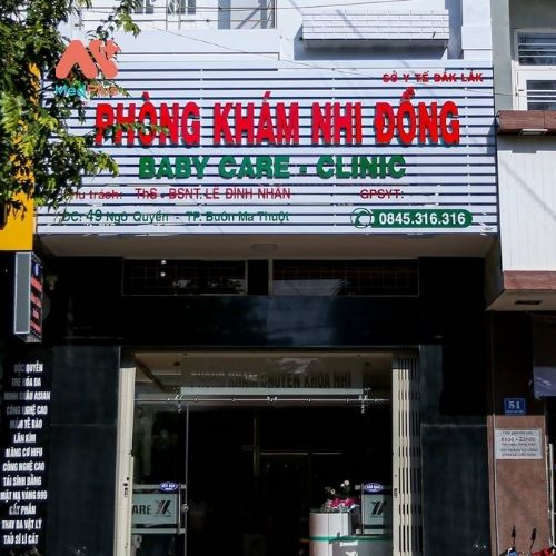 Cơ sở Khám Nhi khoa ở Đắk Lắk - Phòng Khám Nhi Đồng Baby Care Clinic