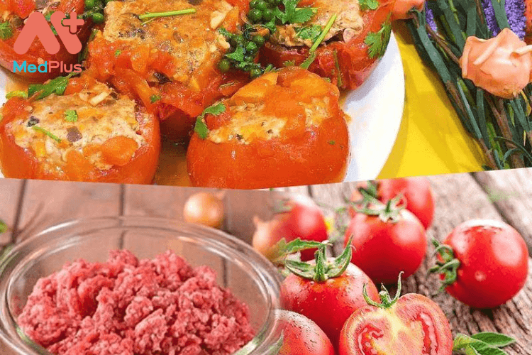 Cách làm cà chua nhồi thịt bằm 