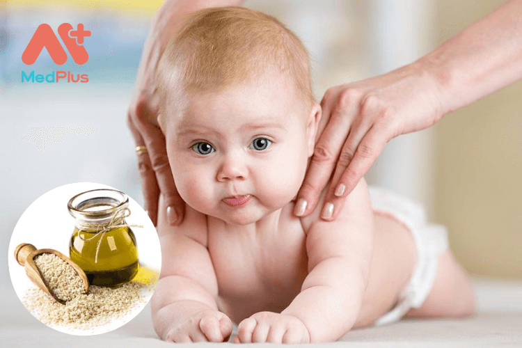 Lợi ích khi massage cho trẻ bằng dầu mè
