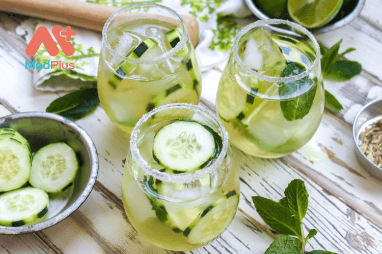 Trà xanh bạc hà dưa chuột