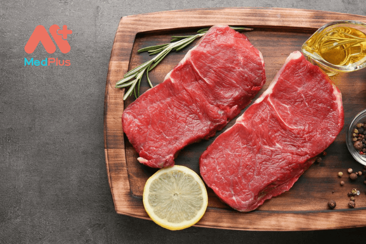 Thịt đỏ là thực phẩm tốt cho người bị suy nhược cơ thể