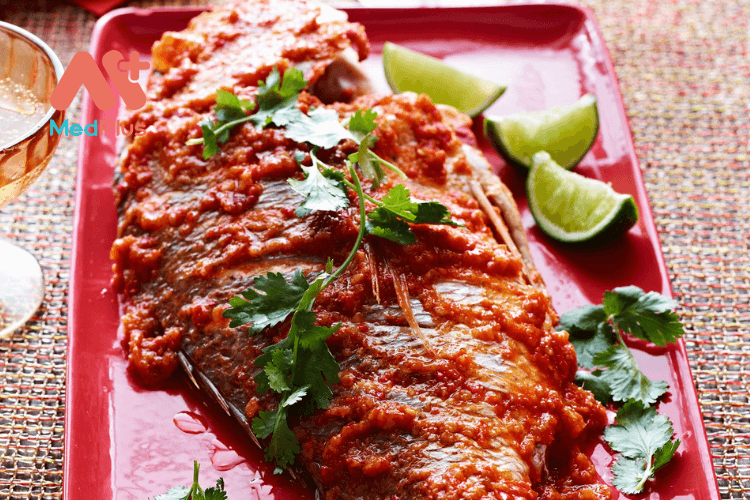 Cá chiên sốt Sambal HƯƠNG BIỂN NAM ĐẢO QUY TỤ 128 Cá chiên sốt Sambal