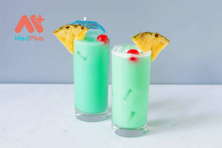 Cocktail Hawaii xanh