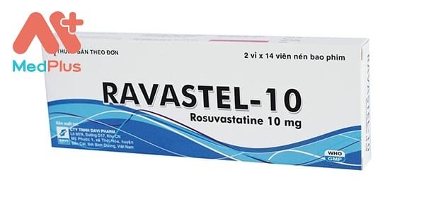 Ravastel-10 | Điều trị Tăng cholesterol máu nguyên phát 128 Thuốc Ravastel-10