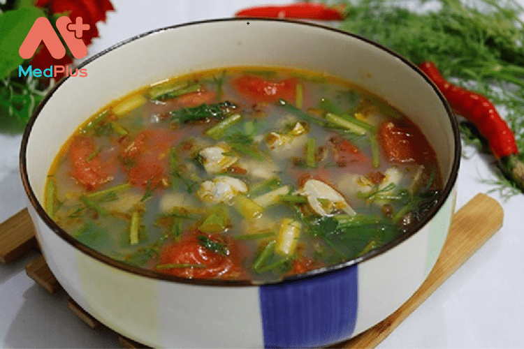 Canh gao nấu chua với me