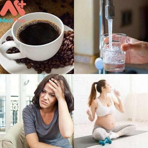 Sử dụng nhiều caffeine, uống nước máy, căng thẳng và tập thể dục đông tác mạnh có thể liên quan đến yếu tố có nguy cơ (Hình ảnh minh hoạ)