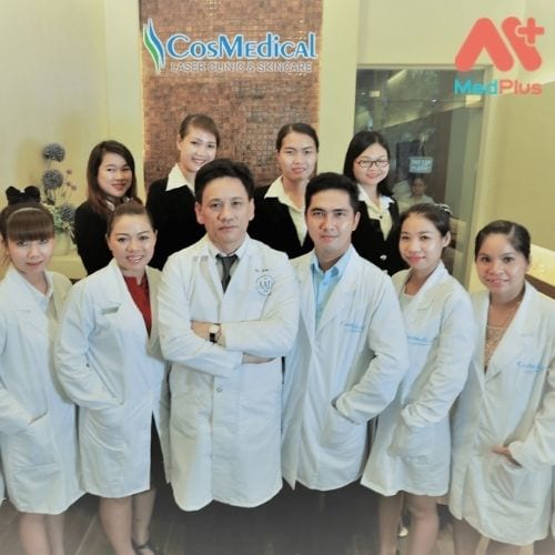 Đội ngũ nhân viên tại  Trung tâm Thẩm mỹ Công nghệ cao CosMedical Clinic