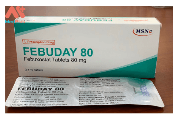 Hình ảnh tham khảo về thuốc Febuday 80