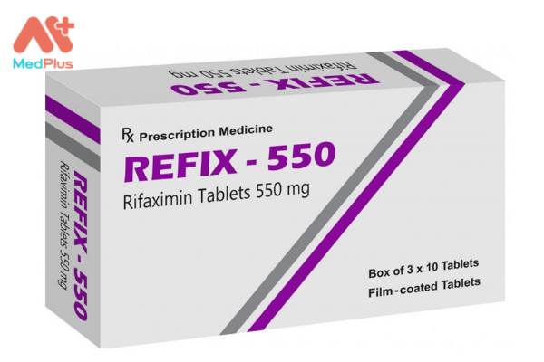 Hình ảnh tham khảo về thuốc Refix 550