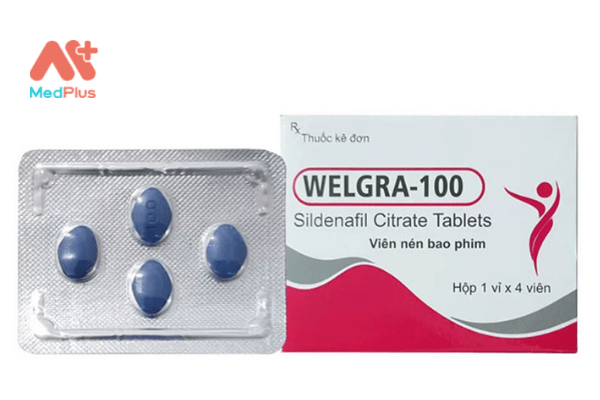 Hình ảnh tham khảo về thuốc Welgra 100mg
