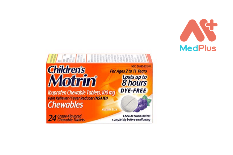 Thuốc đau đầu Children’s Motrin Chewable Tablets