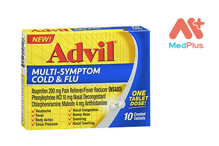 Tốt nhất cho các triệu chứng cảm lạnh: Advil Cold & Flu