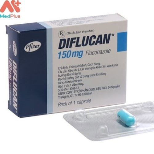 Thuốc uống viêm nhiễm phụ khoa fluconazol Diflucan