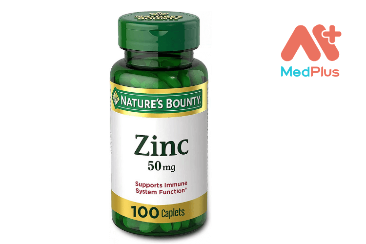 Thực phẩm bổ sung kẽm Nature's Bounty Zinc 50 mg Caplets