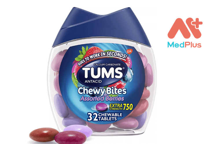 Thuốc kháng axit có hương vị tốt nhất: TUMS Chewy Bites