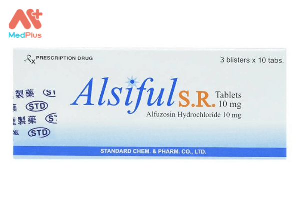 Hình ảnh tham khảo về thuốc Alsiful 10mg