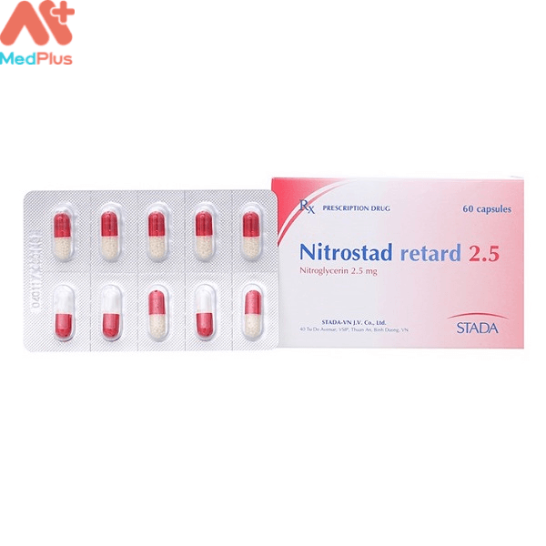 Điều trị tim mạch cùng với Nitrostad Retard 2,5 mg