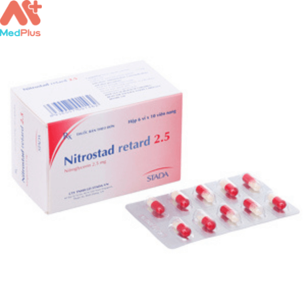Hình ảnh minh họa cho thuốc Nitrostad Retard 2,5 mg