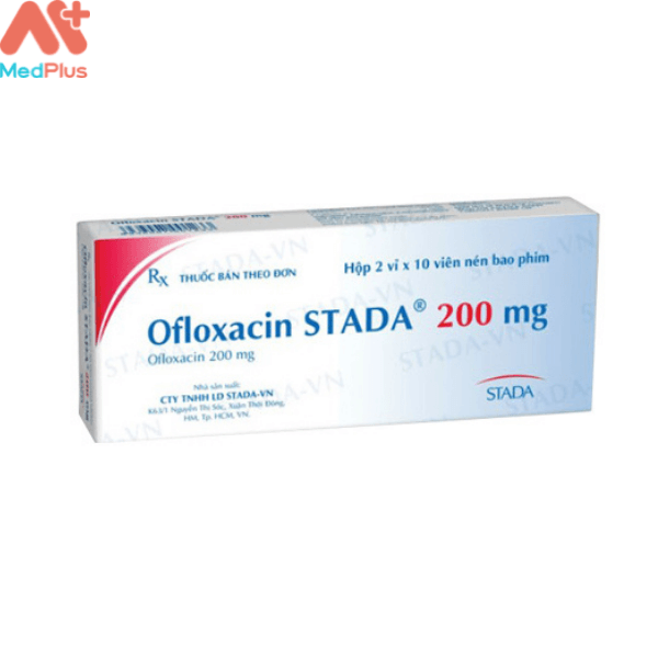 Hình ảnh minh họa cho thuốc Ofloxacin Stada 200 mg