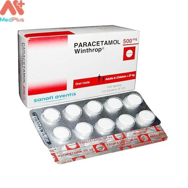 Hình ảnh minh họa cho thuốc Paracetamol Winthrop 500mg