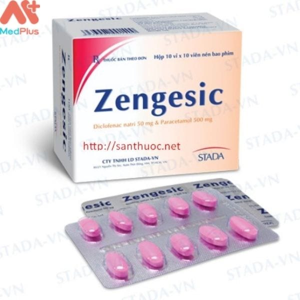Hình ảnh minh họa cho thuốc Zengesic 500mg