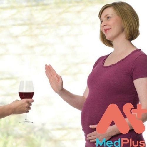 không sử dụng rượu bia khi mang thai