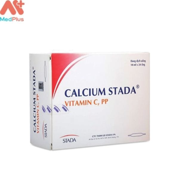 Thuốc Calcium STADA Vitamin C-PP 5ml bổ sung Canxi