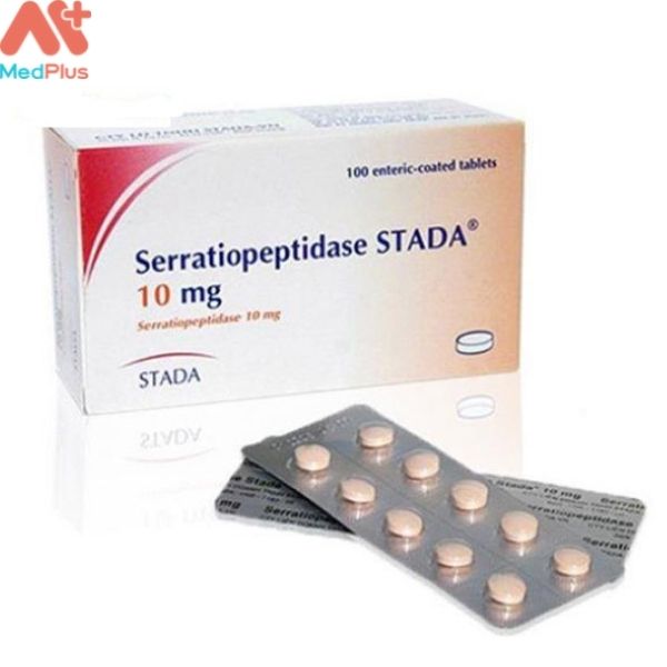 Thuốc chống viêm Serratiopeptidase Stada 10 mg