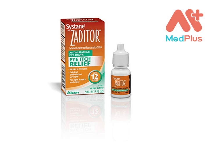 Thuốc nhỏ mắt Zaditor Eye Itch Relief Antihistamine