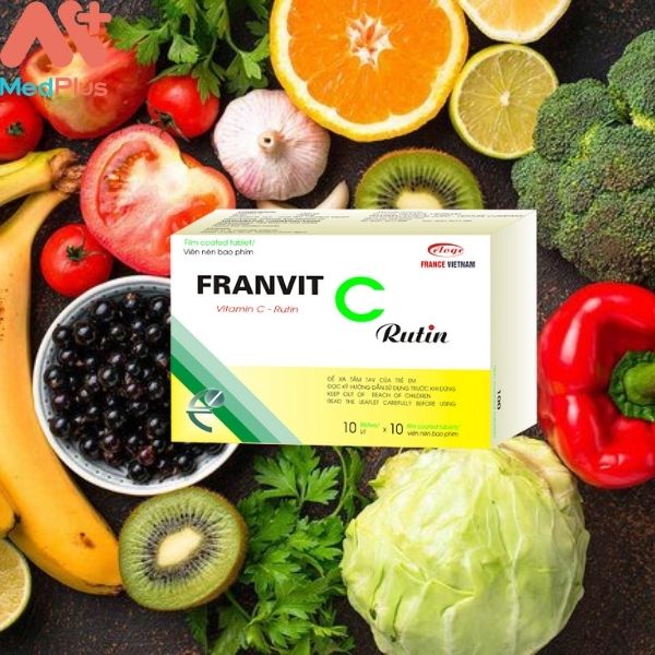 Franvit C Rutin trị Scorbut, trĩ, phòng ngừa thiếu Vitamin C
