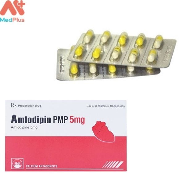 Hình ảnh minh họa cho thuốc Amlidipin PMP 5mg