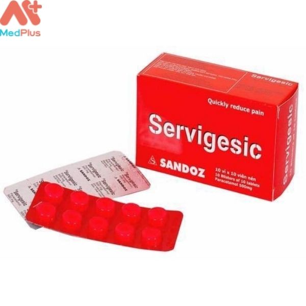 Hình ảnh minh họa cho thuốc Servigesic 500mg