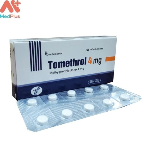 Hình ảnh minh họa cho thuốc Tomethrol 4mg